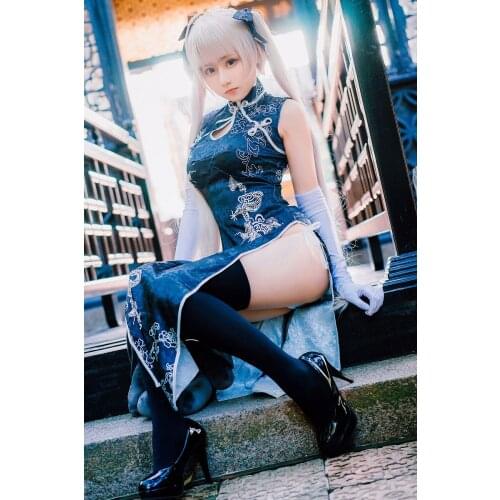 Cosplay costume female Yuanzhikongqiang sister cos costume sexy cheongsam Zhibo Man Meng