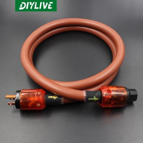 DIYLIVE VDH Vandenhauer red burning power cord CD filter power amplifier speaker cable Eurasian and German version