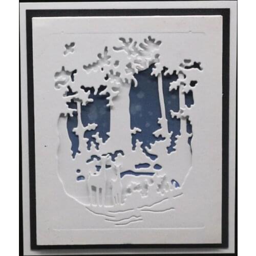 Deer Metal Cutting Dies Stencil Scrapbooking Album Stamp Paper Card Embossing Craft Decor for cutting dies