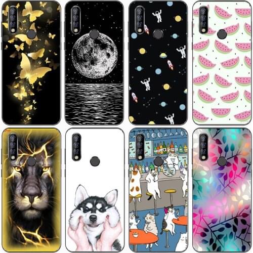 Fashion Soft silicone TPU Back Cover For BQ 6424L MAGIC O Phone Funda Case For BQ 6424L Magic O Cute Cartoon Case