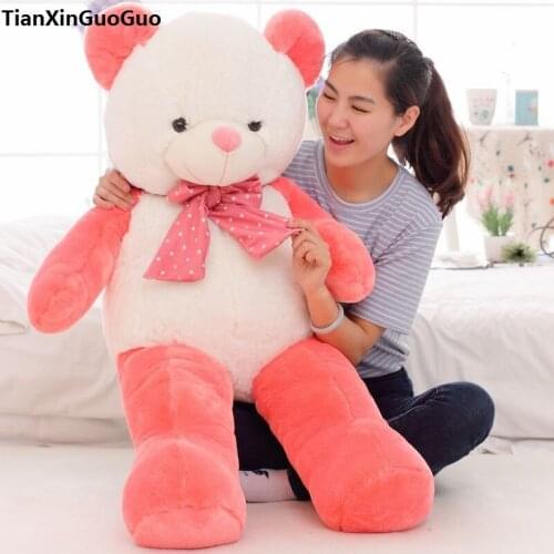 New arrival stuffed plush toy cute watermelon teddy bear doll large 120cm soft throw pillow toy birthday gift b2788