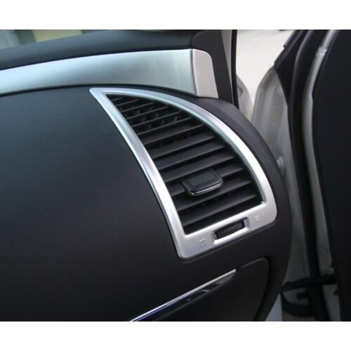 Car Interior Front Dashboard Side Air Outlet Vent Cover Frame Trim Styling Bezel For Nissan Patrol 2017 Auto Accessory