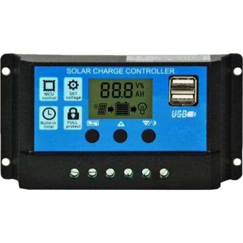 Solar Cell Panel Controller Auto Focus Tracking Dual USB Port 5V Light Timer Control