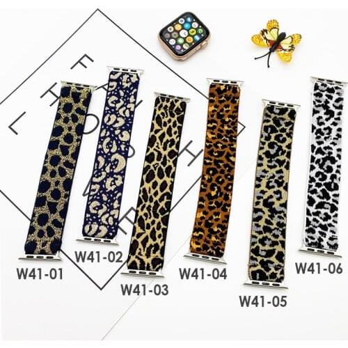 1PCS headband for Apple Watch strap 44 mm 40 mm 38 mm 42 mm elastic nylon single loop bracelet IWatch series 3 4 5 6 Se