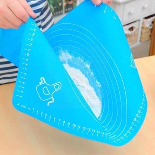 Silicone Baking Mat Sheet Extra Large Baking Mat For Rolling Pizza Holder Pastry Dough Macaroo Non-Stick Dough Maker J2S6