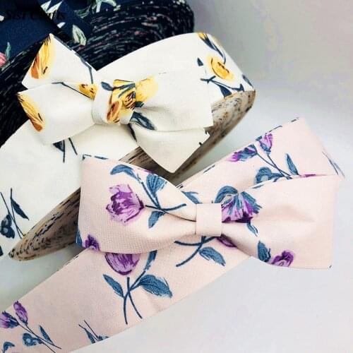 Sisi Crafts Tape Chiffon Pink Floral Print Ribbon Yard Fabric Bias Trim Layering DIY Hair Bow Tie Collar Handmade Accessory 1M
