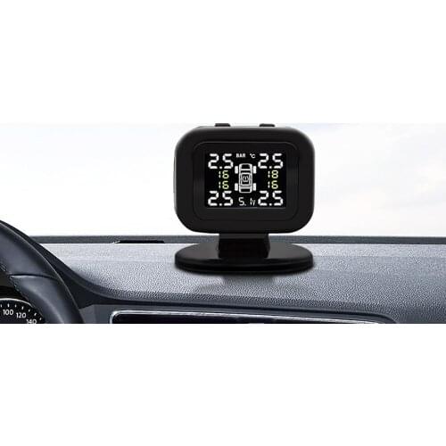 USB TPMS Tire pressure alarm tool Digital Tyre air monitoring system Auto Tyre Security Alarm Systems With 4 Pcs External Sensor