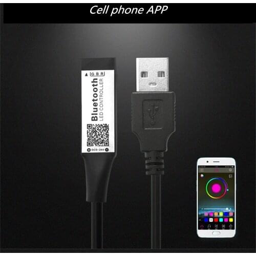 5V USB LED Strip RGB Wifi Controller 4pin Bluebooth Power for TV Backlight Led Strip RGB Controller Remote Light Home Colorful