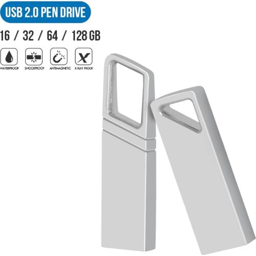 Ofertas usb flash drives 64GB 32GB 16GB 8GB 4GB pen drive pendrive флешка 128GB waterproof u disk memoria cel usb stick key ring