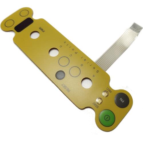 Replacement for Topcon Hiper Front Panel with Membrane Circuit with one flat cable