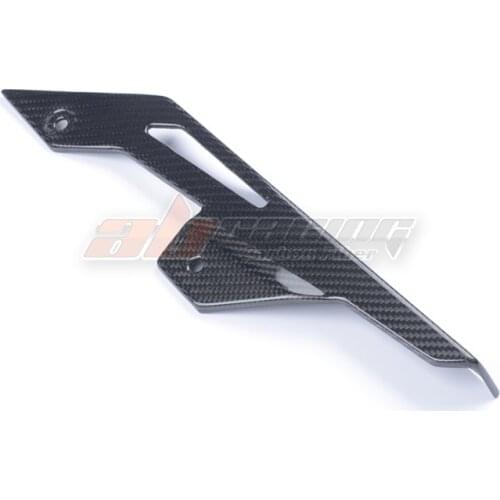 Chain Guard Cover For Kawasaki Ninja 650 Z650 2017-2020 Full Carbon Fiber 100% Twill