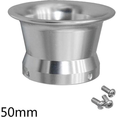 1pc 50mm Carburetor Air Filter Wind Horn Cup Replacement Accessories For Keihin OKO PWK24-30 Silver