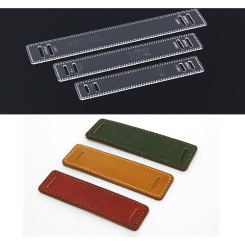 1Pcs Shoulder strap Template Sewing Patterns DIY Apparel Sewing Tool Handmade Leather Shoulder strap Stencil