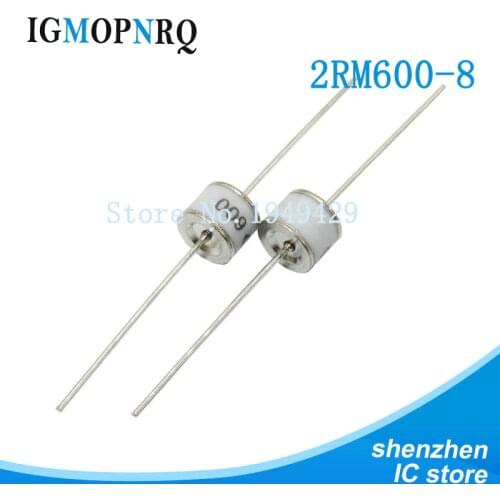10pcs/lot 2RM600L-8 2RM600 600v 8*6mm ceramic gas discharge tube new In Stock