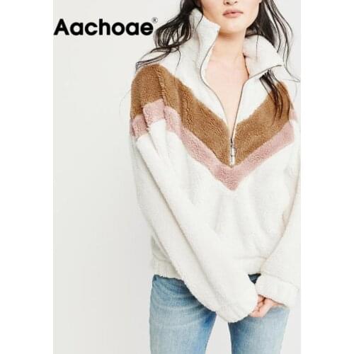Aachoae Women's Sweaters With A Zipper