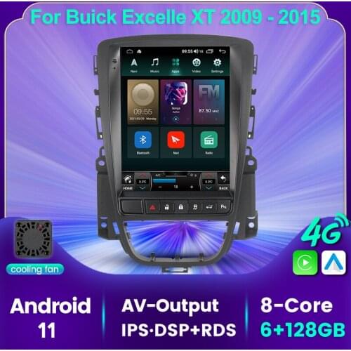 6G+128G Android 11 Car Audio Car Video Player Car Multimedia Player For Buick Excelle XT 2009 - 2015 Navigation GPS NO DVD
