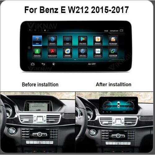 Android car GPS navigation for-Benz E W212 2015 2016 2017 radio multimedia player auto radio tape recorder right hand driving