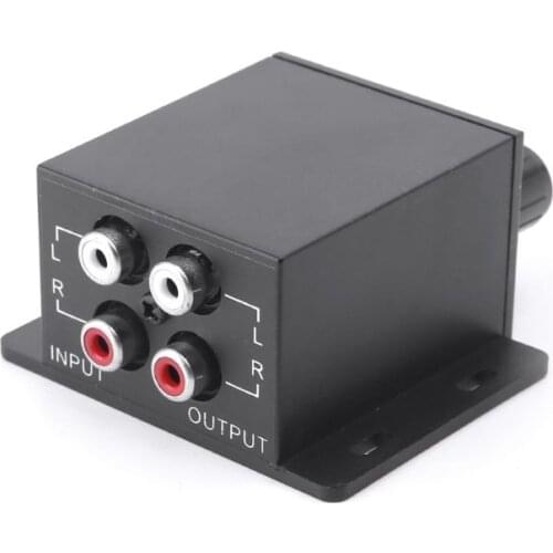 Car Regulator Amplifier Bass Subwoofer Stereo Equalizer Controller 4 RCA