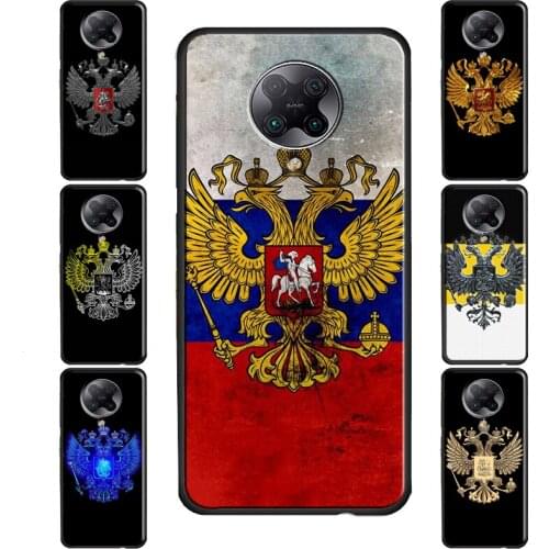 Russia Coat of Arms Case For POCO M3 Pro F3 F2 X3 Coque For Xiaomi Mi Note 10 Lite Mi 11 Ultra 9T 10T Pro A3