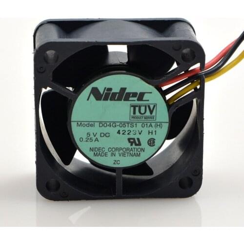 FOR Nidec D04G-05TS1 01AH 5V 0.25A 40204 cm double ball fan made in Japan