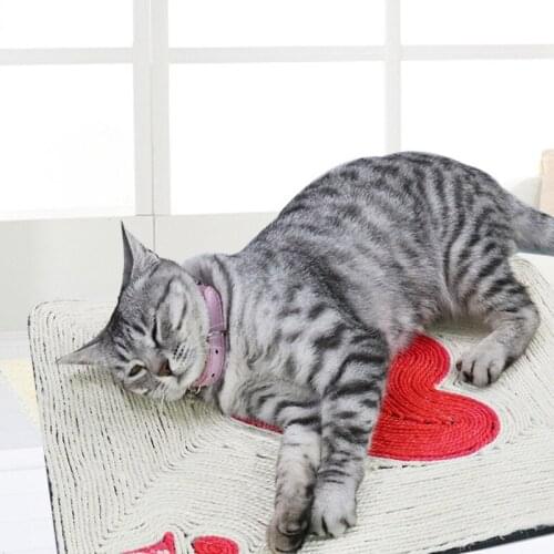 Pet Cat Toy Mat Cat Scratcher Board Scratching Mat Toy For Grinding Claws Pad Cooling Litter Mat Lounger Cat Mat