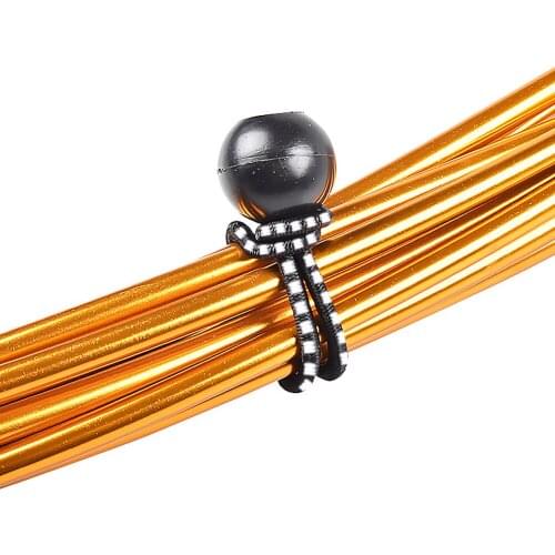 Bungees Ball Fixing Tie Rope Elastic Tent Tarp Awning Canopy Bungee Cords Strap for Family Outdoor Camping Supply