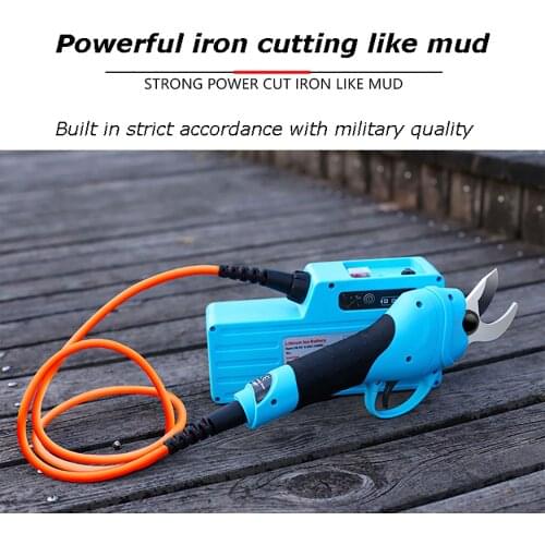 30mm Electric Pruning Scissors 450W Electric Pruner for Fruit Tree Garden Shears 36V with 4400mah Lithium Battery