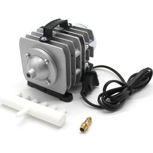 20W 220V/50Hz Electromagnetic Air Compressor Super Aquarium Air Pump High Flow Air Aerator Compressor For Fish Tank Pond