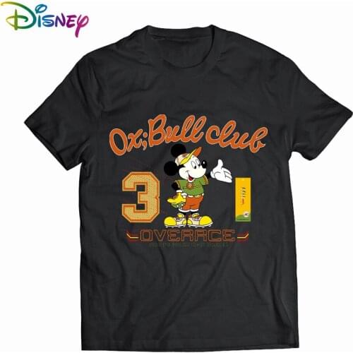 Mickey Mouse Mens Woman T-shirts cotton graphic t shirts Summer Short sleeve tee anime tshirt womens t-shirt Disney 2021 Tops