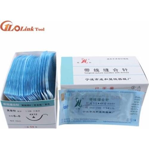 Suture needle surgery tool nano-traceless angle needle eyelid burying surgical instrument triangle eyebrow canthus 1pc