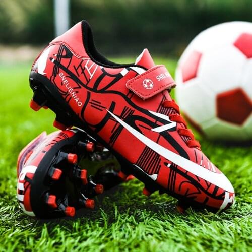Classic Mens Childrens Football Sneakers Turf Football Futsal Shoes Comfortable Non-slip