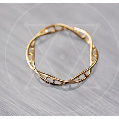 Luxury Male Female Hollow Small Ring Classic Gold Color Wedding Rings For Women Men Luxury Metal Thin Engagement Ring