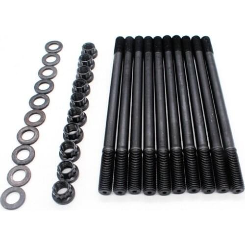 DEFT Cylinder Head Stud Kit Black For Honda Acura Integra GSR B18C1 B18C5 B20VTEC