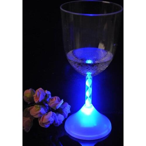 Flashing Drinks Wine Glass Colour Changing,Durable Plastic Reusuable Multicolor