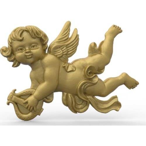 Angel 3D model relief STL model for CNC Router carving engraving artcam type3 aspire M363