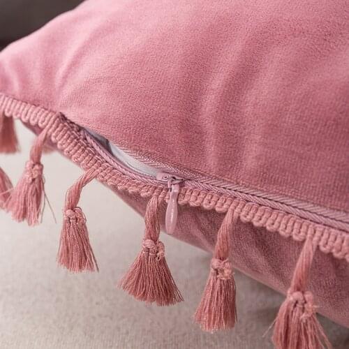 Soft Velvet Pillow Case Decorative Throw Pillowcase Solid Color Luxury Home Decor Pillowcover For Living Room Sofa Cushion Cover