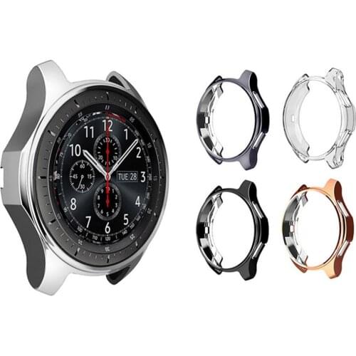 Soft Frontier Smart Watch Case Cover Protective Frame Band for Samsung Gear S3