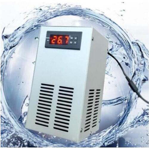 30L 120W LCD Display Aquarium Water Chiller Pond Cooling Device Fish Tank Constant Temperature Cooling Equipment with pump