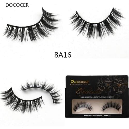 Popular Eyelashes 1 Pairs Soft Cross Thick False Eyelashes Fake Eye Lashes Natural Handmade Makeup Tools Charming