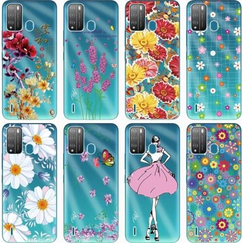 For ITEL A48 Shockproof Silicone Phone Case For ITEL a48 Case Covers Transparent Protection Back Cover