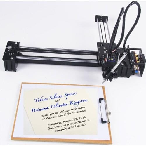 DIY Drawing Robot Machine Letter Writing Machine Lettering Corexy XY-plotter Robot Machine for Children Not Support Laser Head