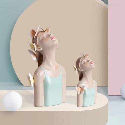 Looking up at the starry sky Butterfly Girl decoration creative TV cabinet porch bedroom girl heart room decoration girlfriends