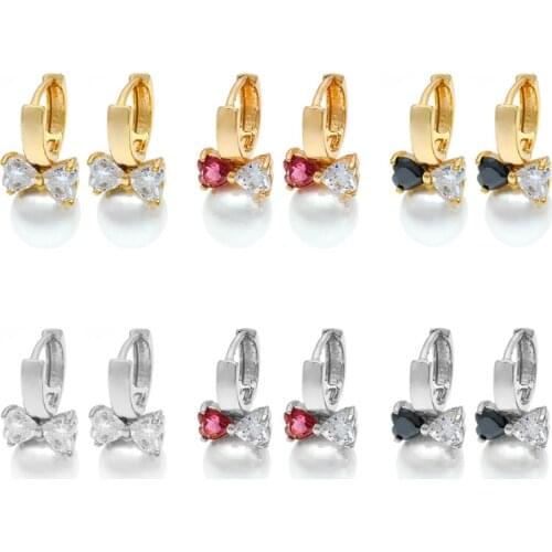 6 Style Freshwater Korean Pearls Earings Gold Earrings For Women Oorbellen Bijoux Femme Brinco Ouro Kolczyki Pearl Jewelry E0310