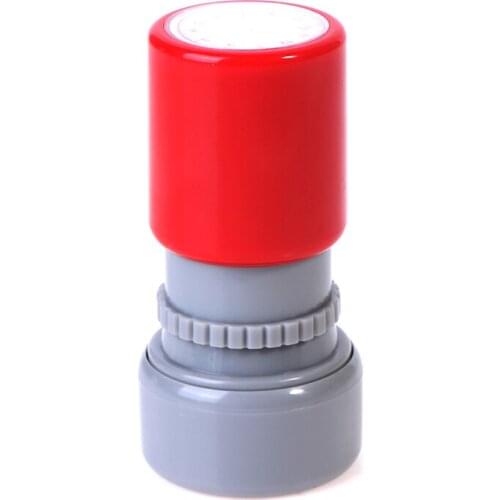 1pc Teaching Seal Clock Dial Stamps Primary School Seal Kids Children Toys 20mm