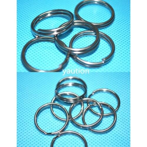 10pcs Split Keyring keychain Key Ring Loop Holder Clasps Keyfob Connectors 24mm