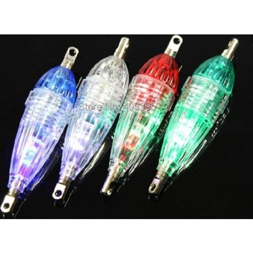 10pcs 6cm Shine LED Squid Jigs LED fishing light LED fishing lure lead squid jig sea fishing lure