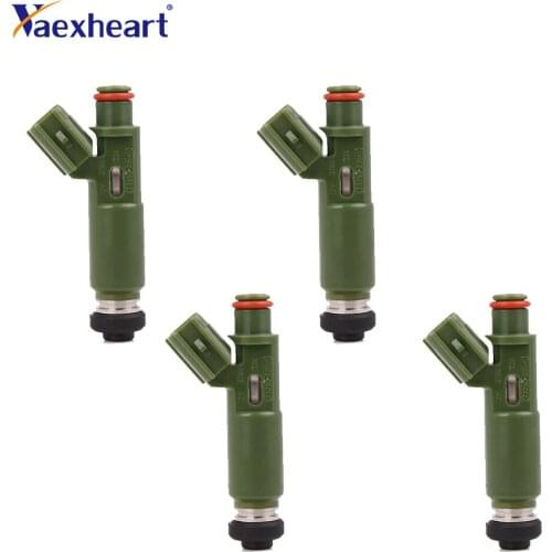 12 Hole OEM 23250-22040 Fuel Injectors Set (4) for 1995-2008 Toyota 1.8 I4