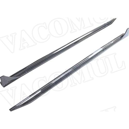 Dry Carbon Fiber Side Skirts Aprons For BMW 3 Series G20 2019 2020 Car Styling