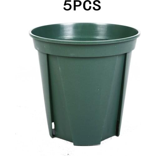 5 Pcs/Pack Plastic Grow Box Flower Pot Breathable Succulent Nursery Plant Pot Root Control Transplant Plant Container