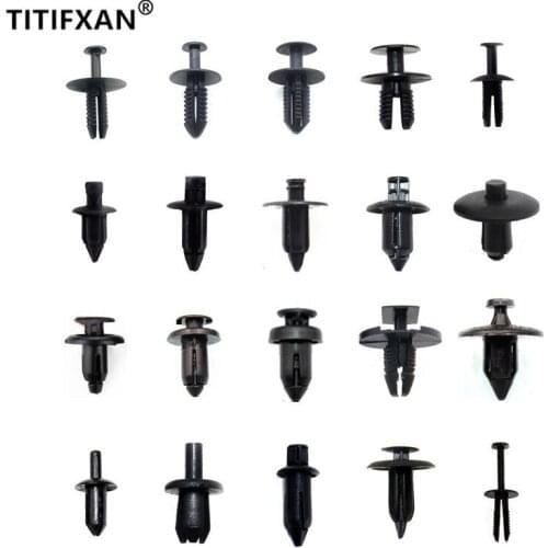 Automobile fender bumper water tank grille guard wheel arch plug-in notch plastic fasteners clip 7.5mm 8mm 9mm hole car rivet